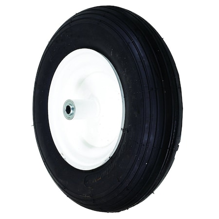 A & I Products WHEEL-RIBBED, 4.8X4X8, WHITE, FP 15" x15" x6.5" A-B1FP110